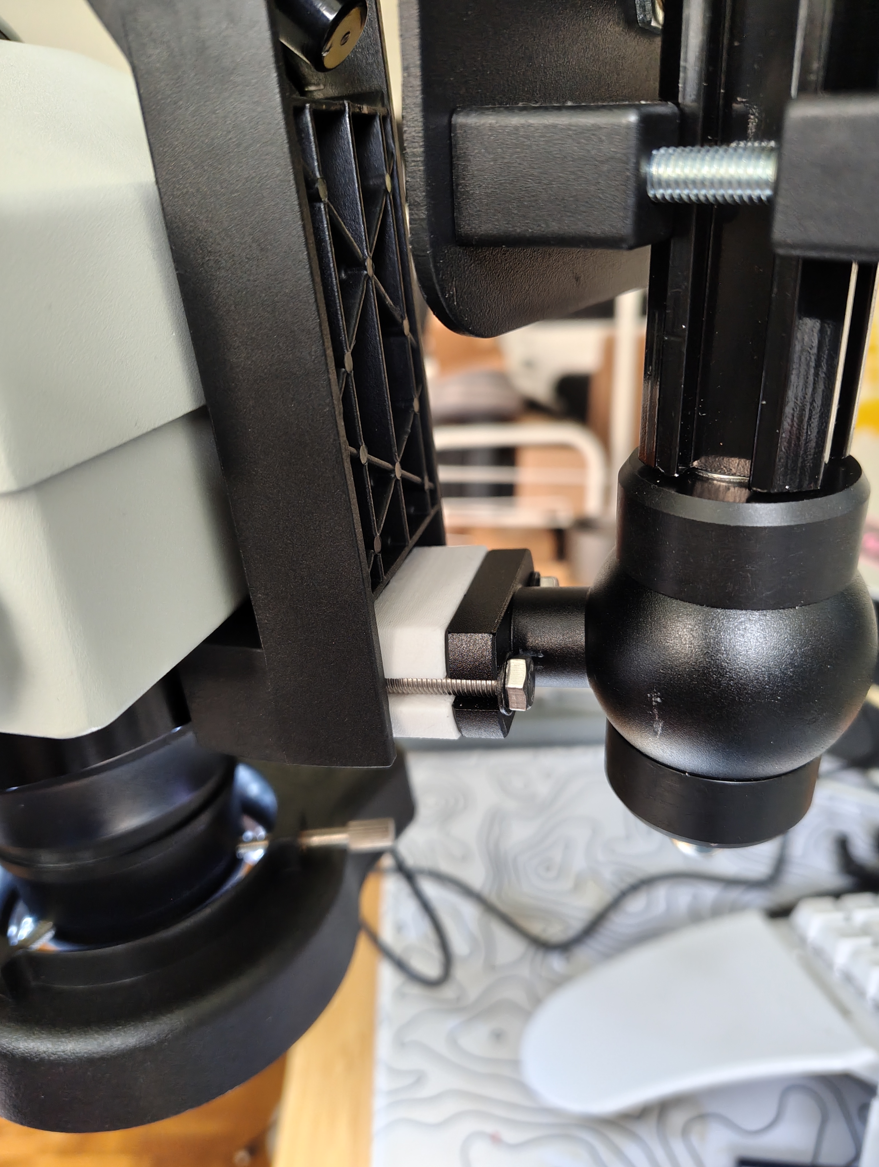 Shim for Vevor JH-1B multidirectional microscope