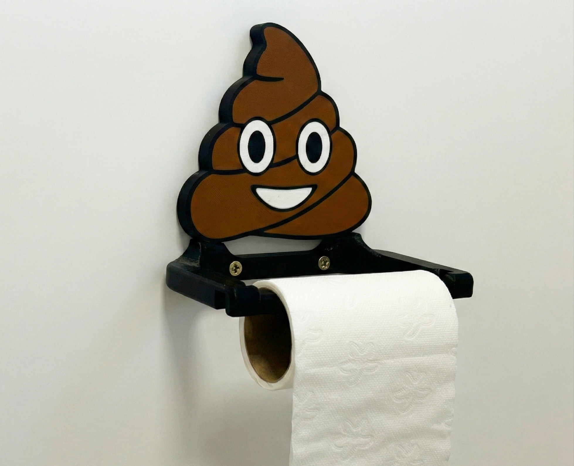 Porta papel higiénico poop emoji