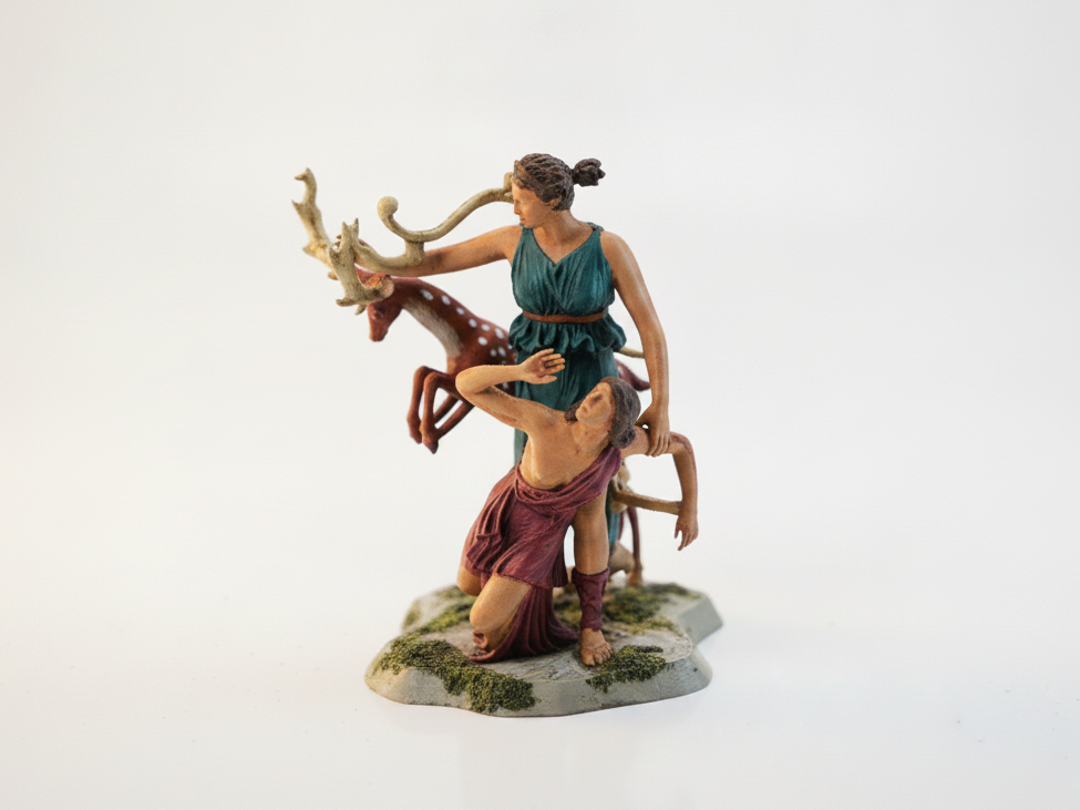 Artemis and Iphigeneia Classical Sculpture 3D Printable