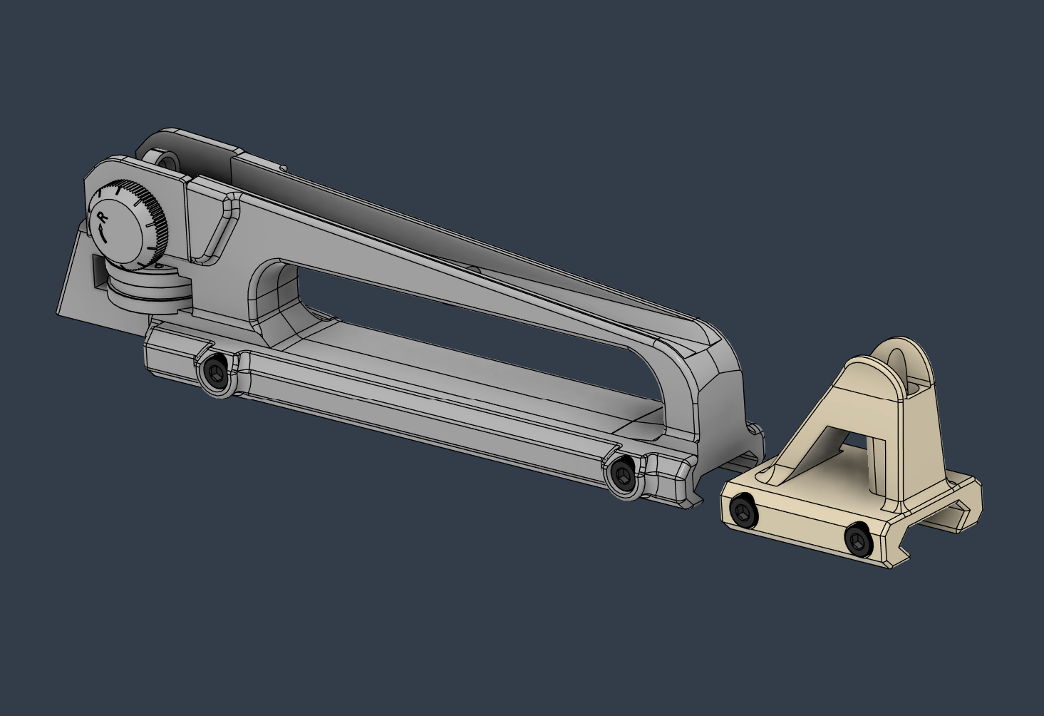 Printable Carry Handle and FSB