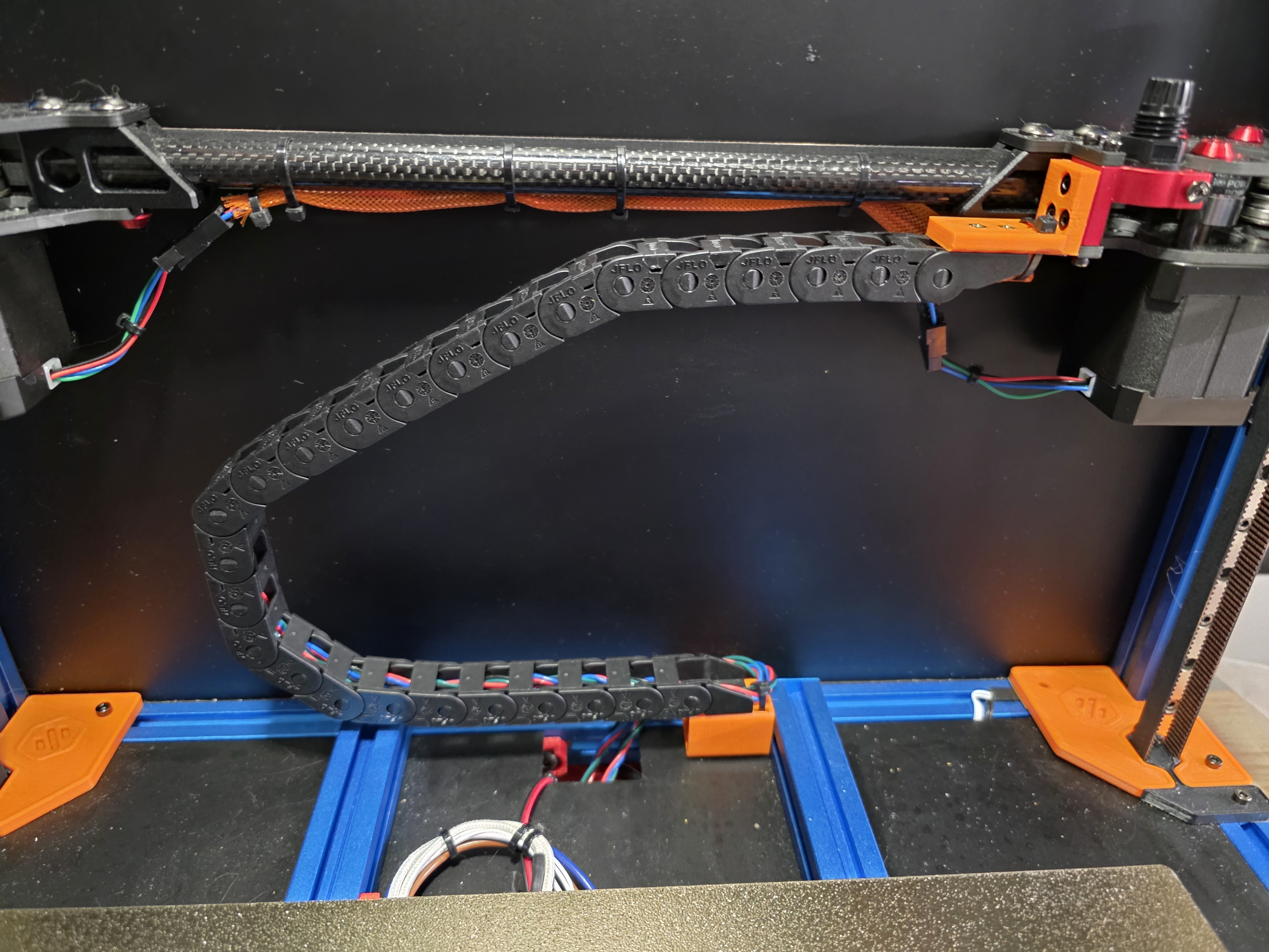 Voron 2.4 Z Chain Transpose for Chaoticlab Carbon Fiber Gantries