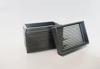Vented Box with Snap-On Lid!