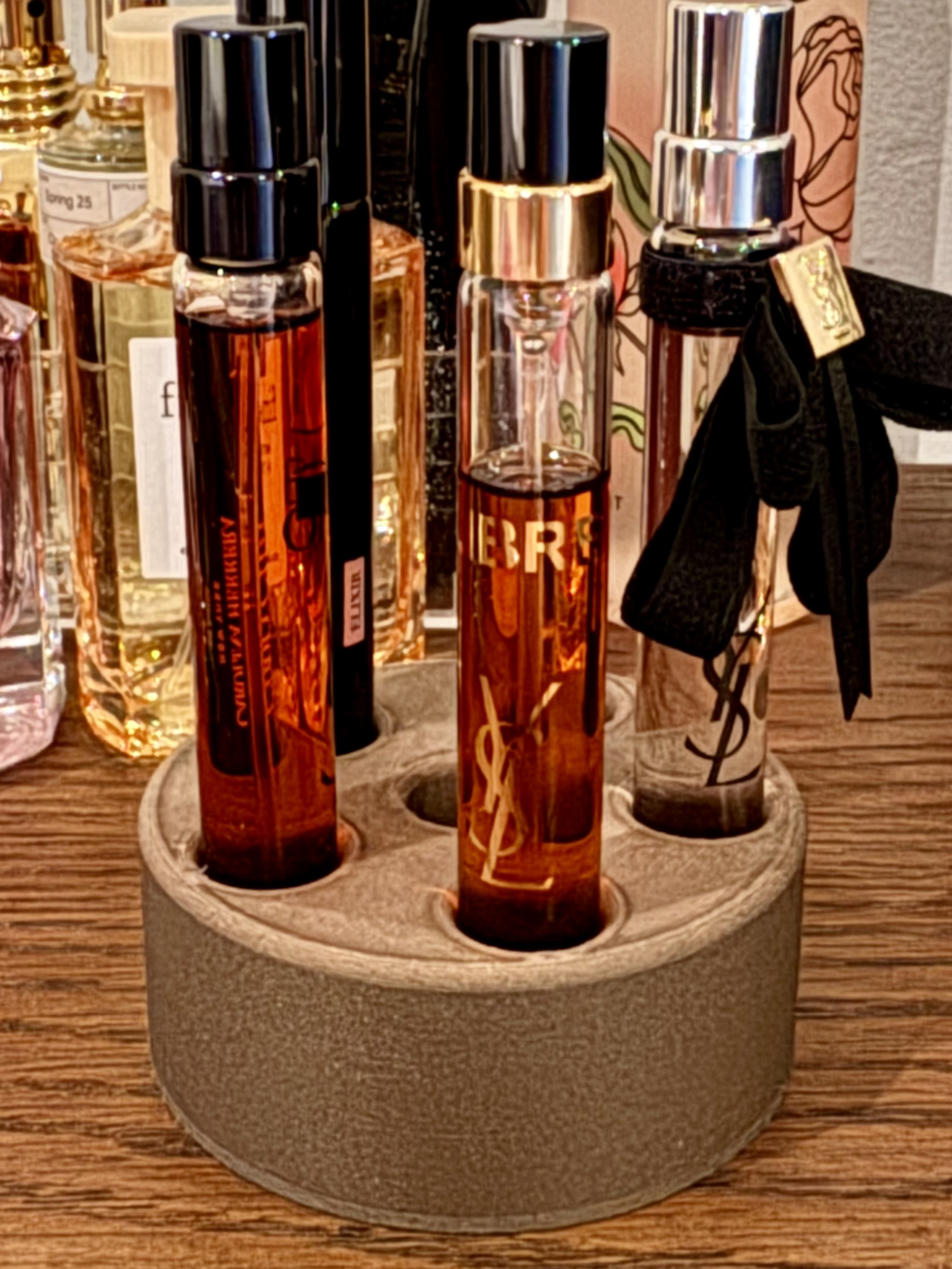 Fragrance Travel Bottles Holder