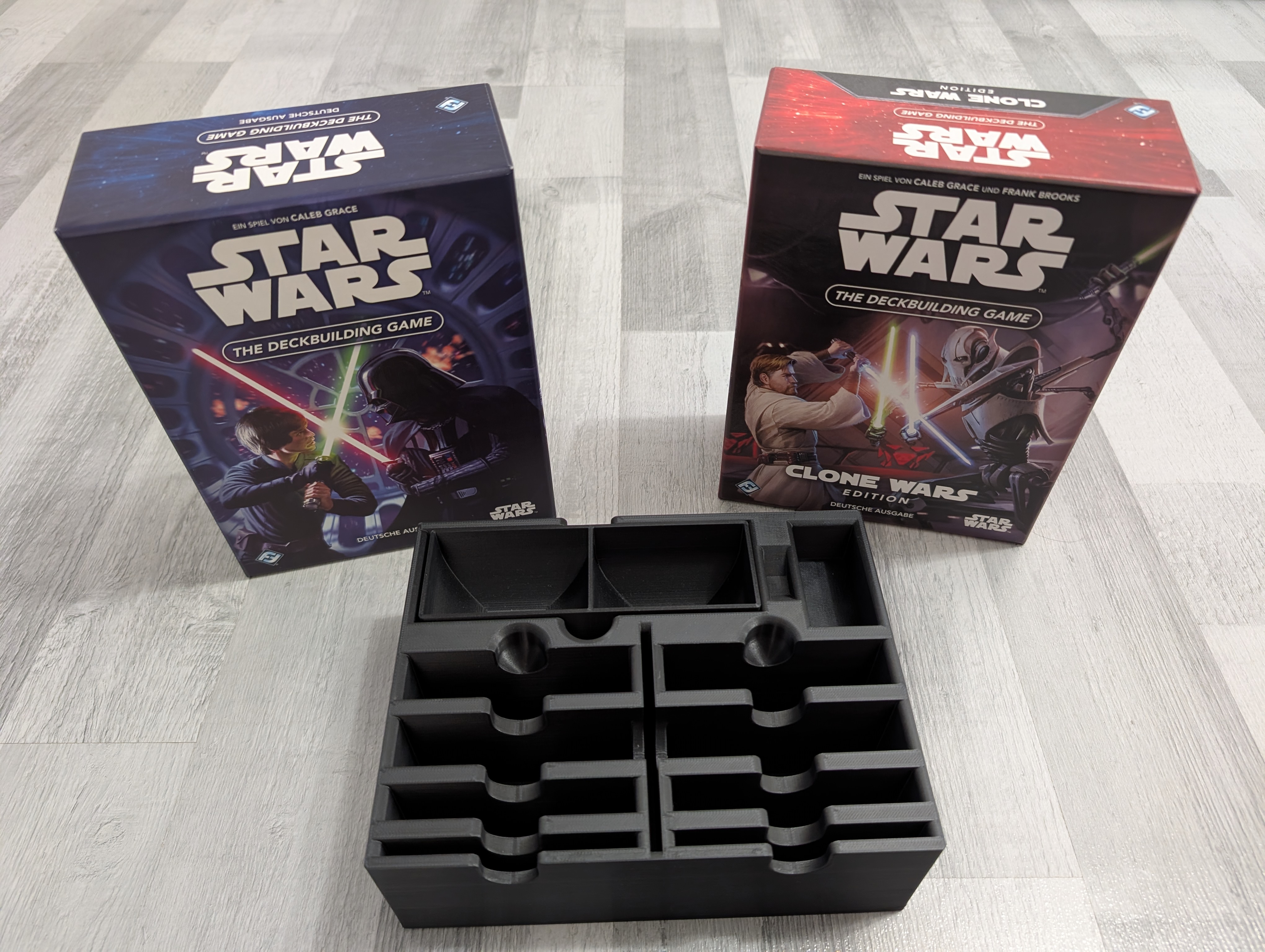 2 in 1  Insert for Star Wars: The Deckbuilding Game & Clone Wars Edition