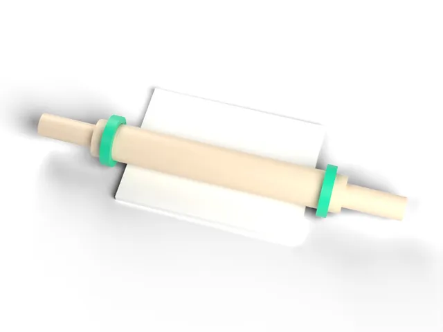 Rolling Pin Guide Rings - 3, 5 and 8 mm Spacers for Even Dough, Fits Your Rolling Pin, No Supports (OpenSCAD)