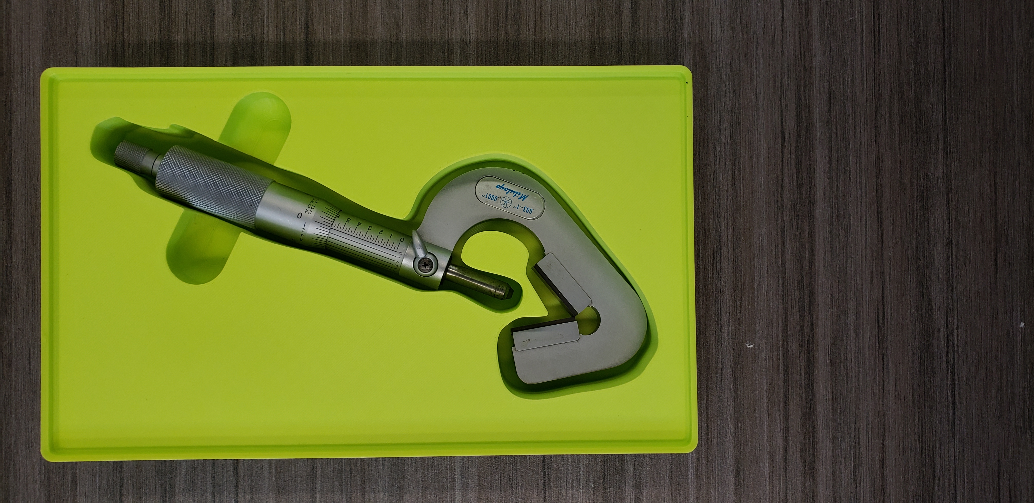 Mitutoyo 114-202 V-Anvil Micrometer box