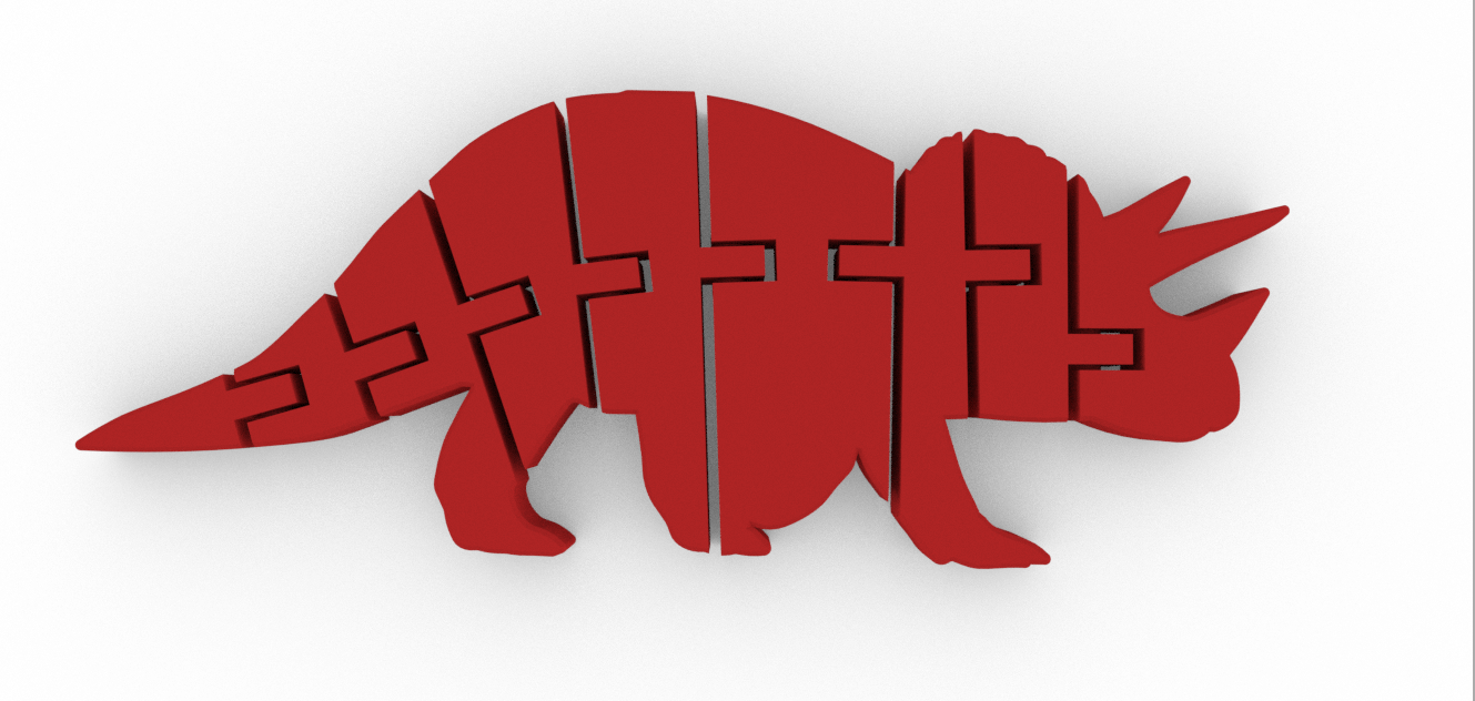 Triceratops flexible