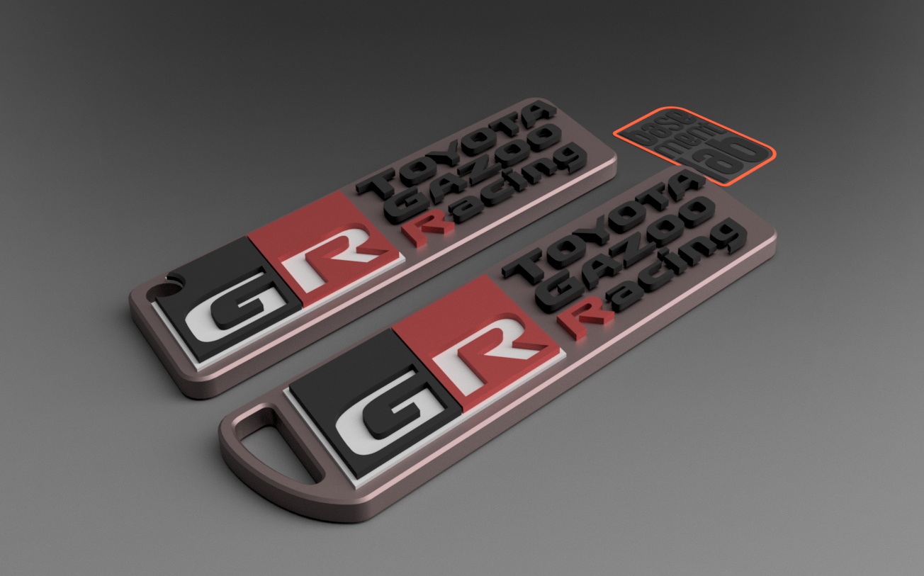 Toyota GAZO Racing - Keychain Portachiavi Porte-clés - 钥匙链