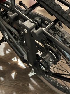 Spacers for Ortlieb Forkpack on a Rack