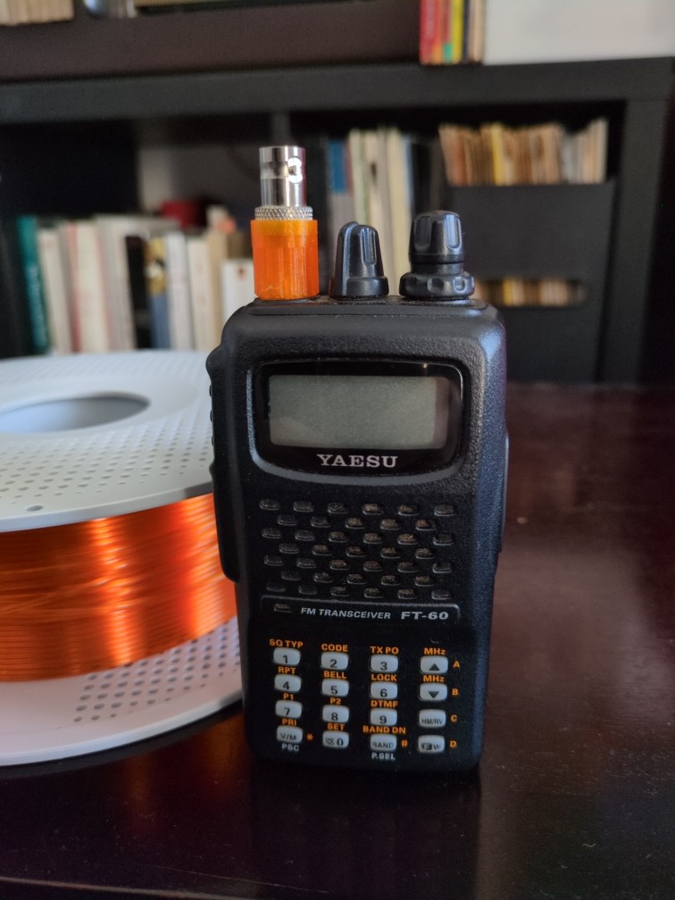Yaesu FT-60 SMA to BNC adapter sheath (or gasket for small adapter)