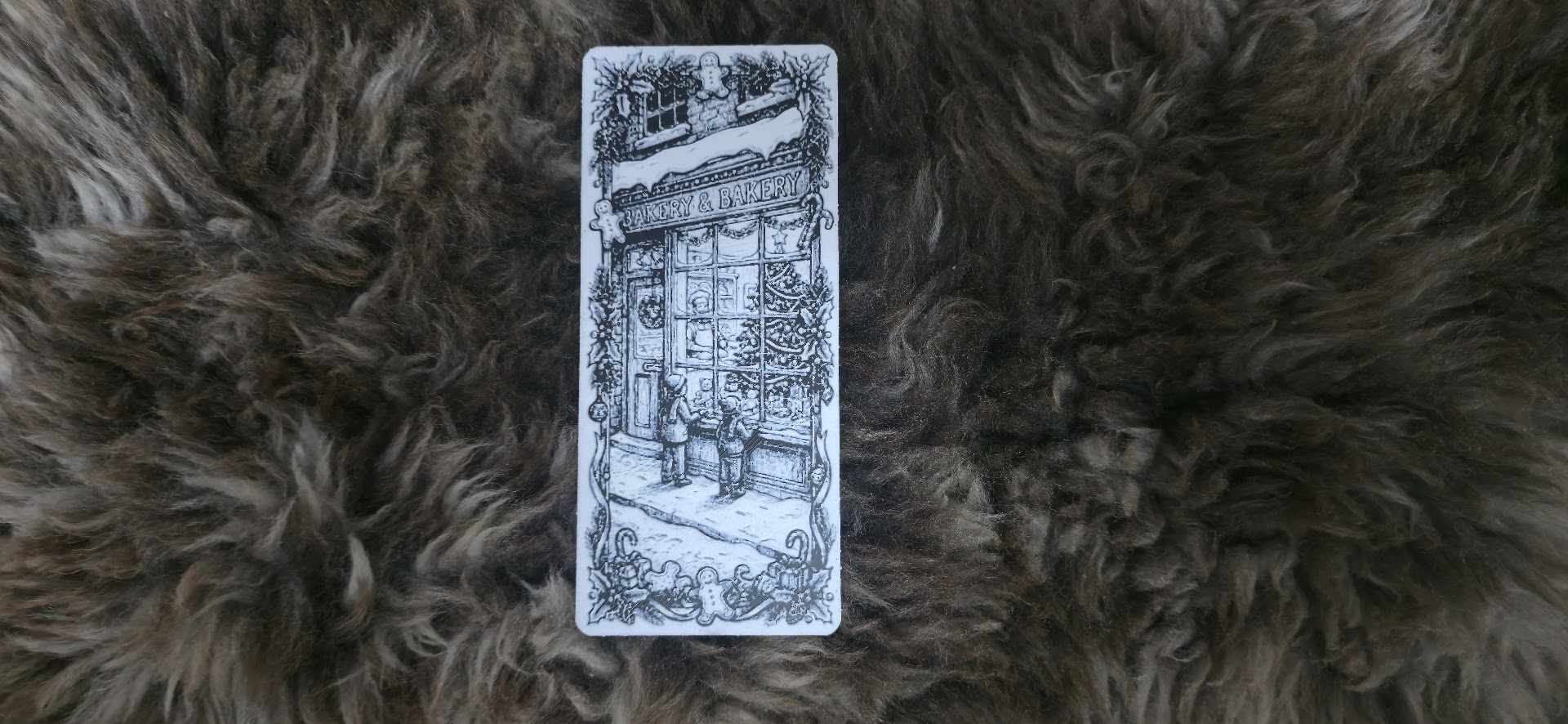 Christmas Bakery Window Bookmark