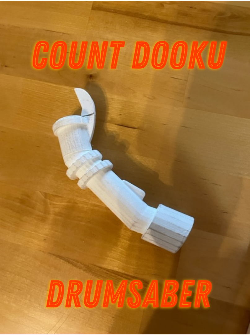 Count Dooku drumsaber