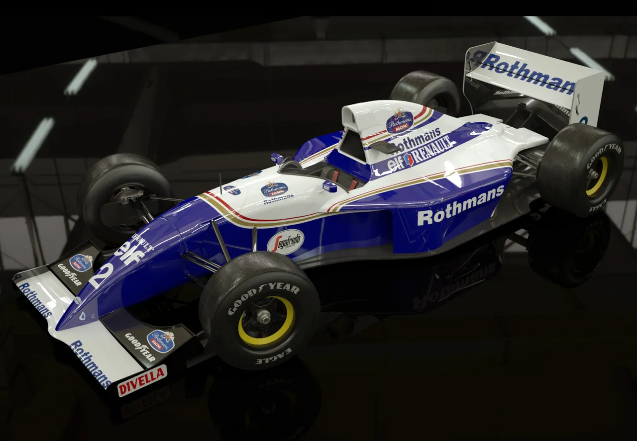 Ayrton Senna＇s Williams FW16: F1/Formula 1 Car Model Kit by CASE