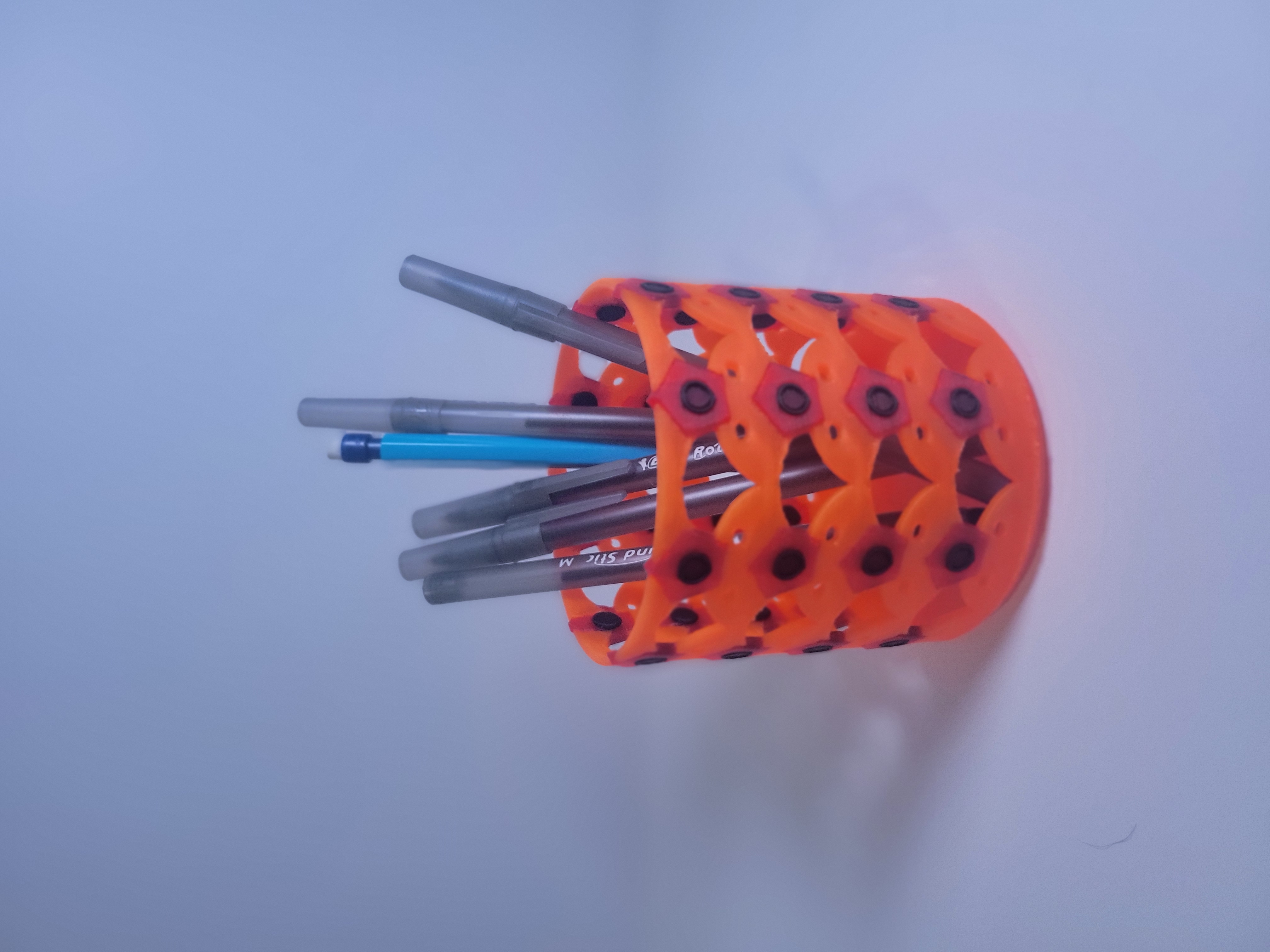 Geometric Pen Desk Organizer