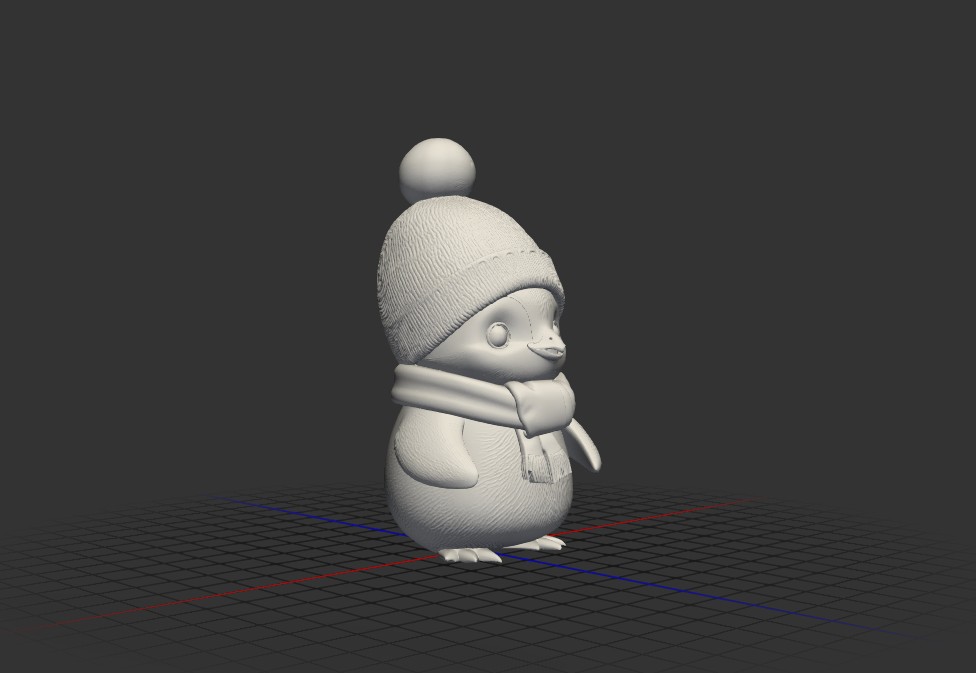 Miniatura 3 do modelo 3D pinguin ai