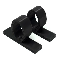 Number Plate Clips for Honeycomb Grill Show Plates – Push & Lock Design