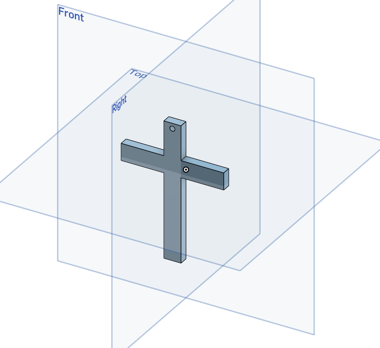 Cross Keychain