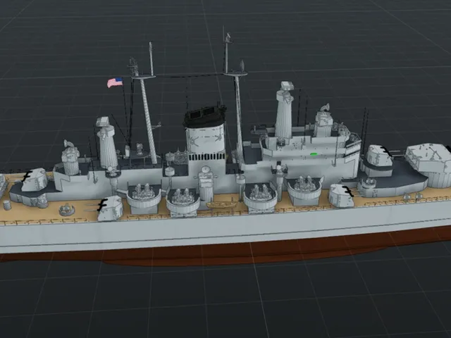 Des Moines Class Heavy Cruiser