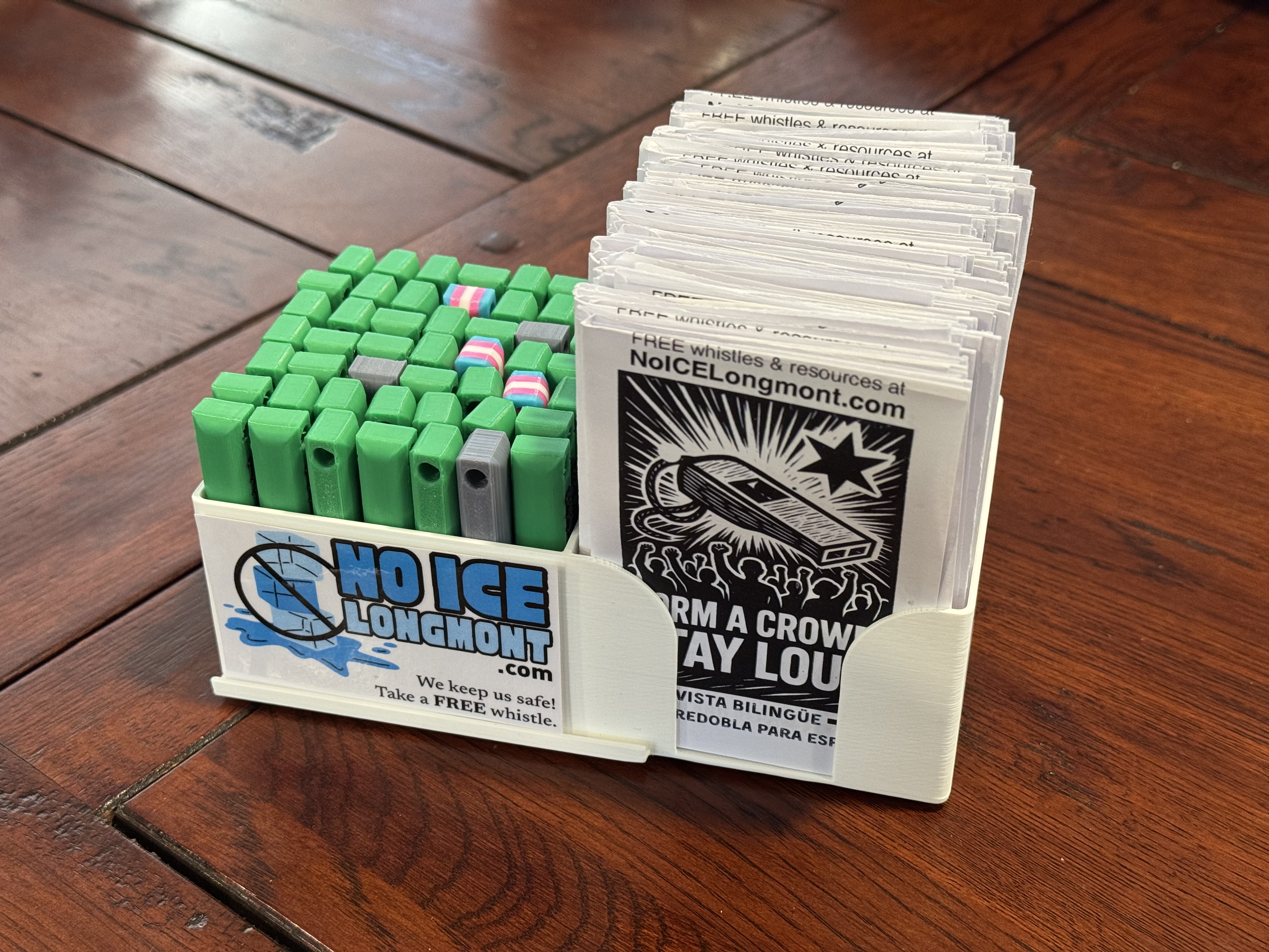 FICE Whistle + Zine Stand
