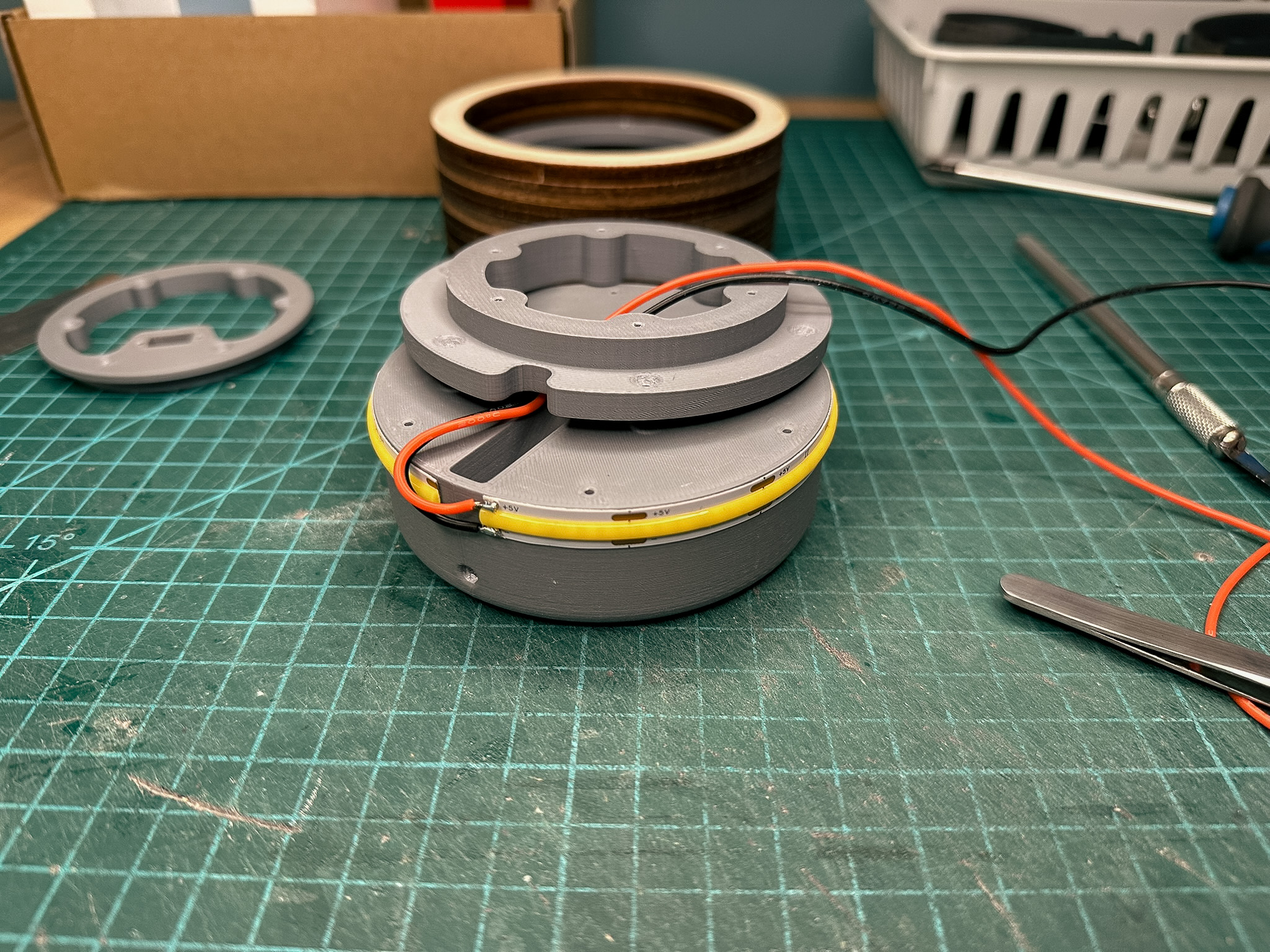 Miniatura 4 do modelo 3D Customisable Wave Lamp