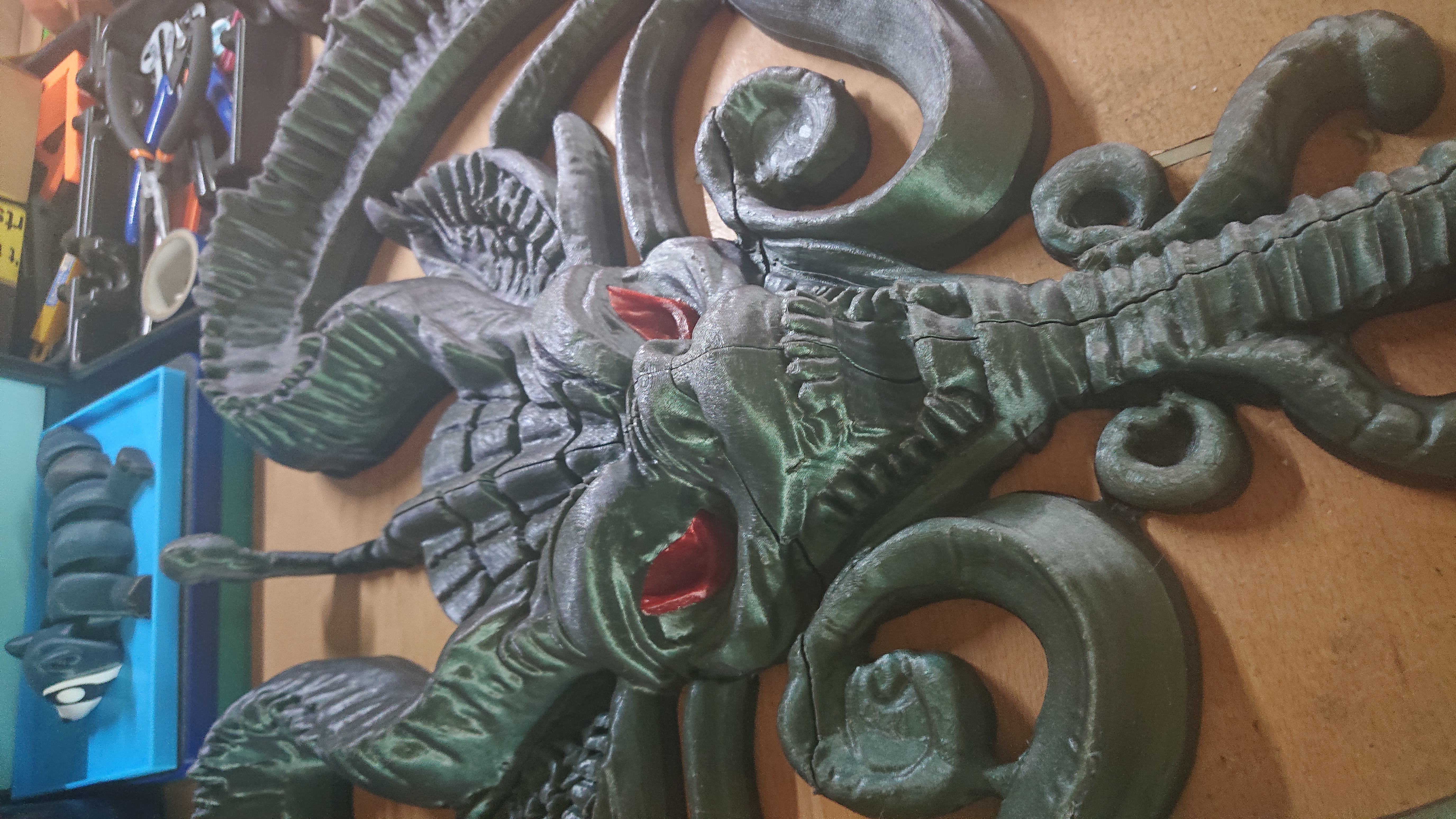 Alien Temple Bas-Relief