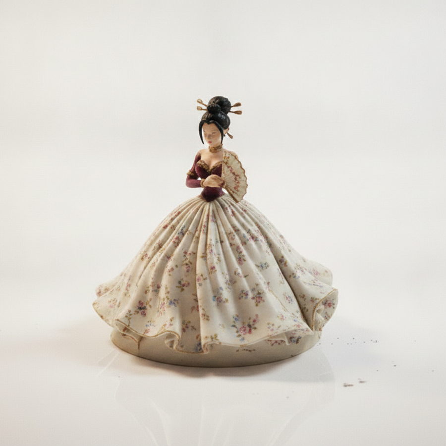 Elegant Gala Version Of Mikasa Ackerman From Attack On Titan Figurine 3D Printable