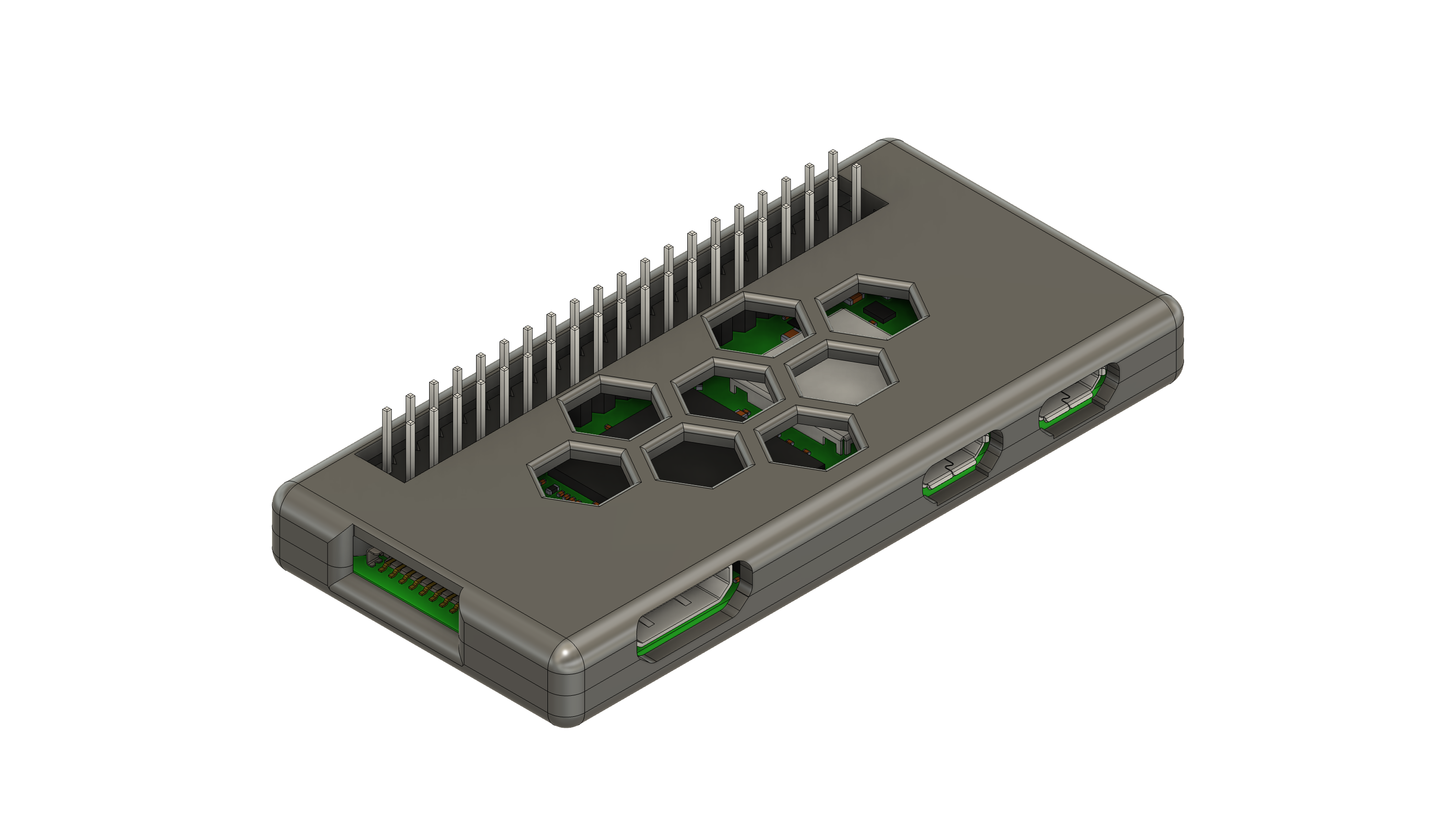 Miniatura 2 do modelo 3D Raspberry Pi Zero 2 WH Case