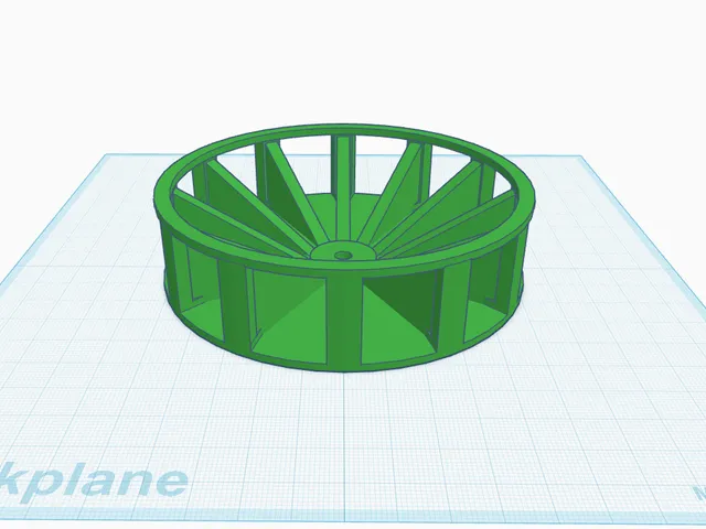 Air Raid Siren Mk.1 Prototype Rotor Assembly Revision 2