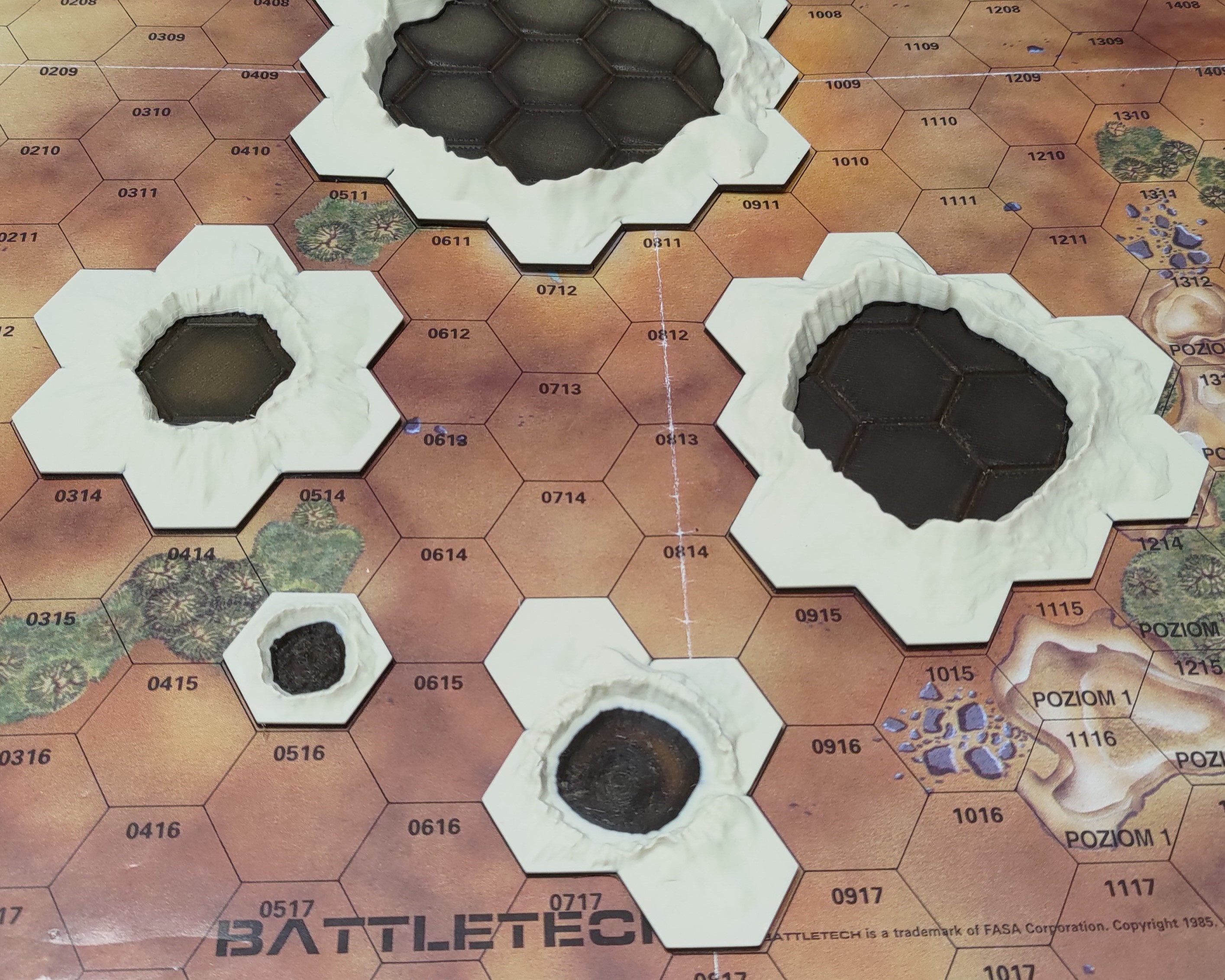 Craters - hex terrain — miniatura 2