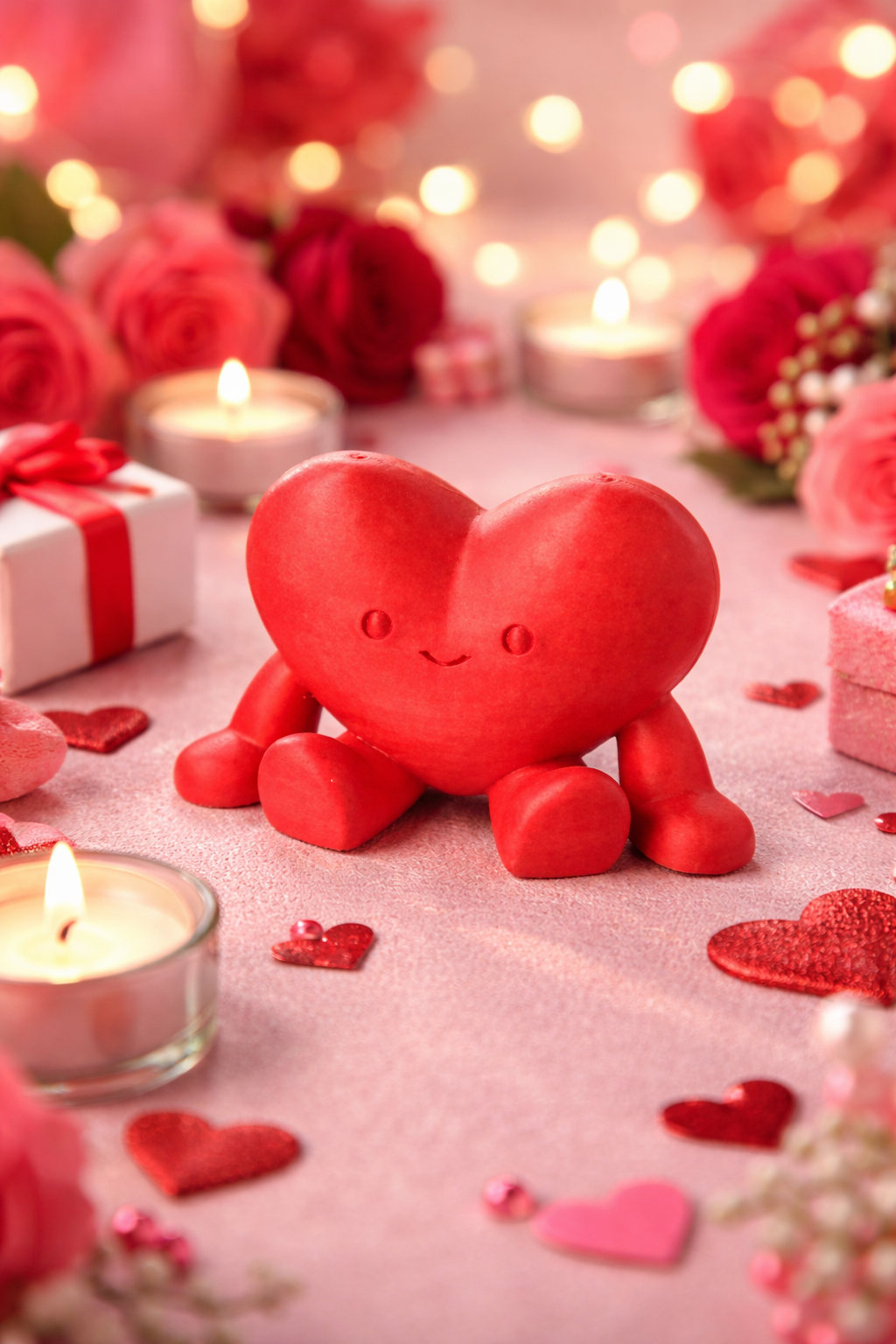 Valentines Heart Sitting Buddy