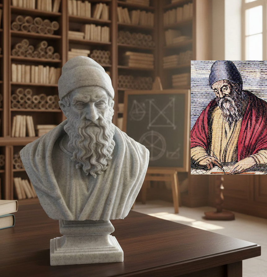 Euclid of Alexandria (Euclide d’Alexandrie) - Bust