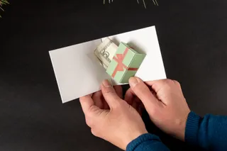 Pop-up gift card