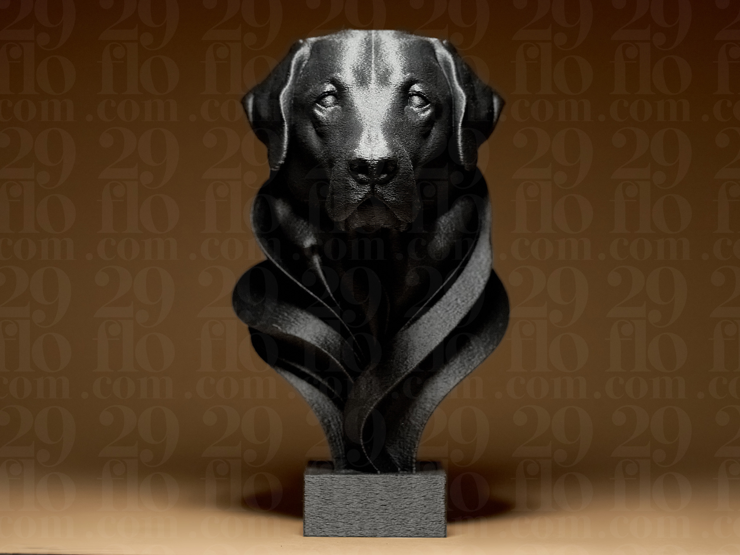 Modern Labrador Bust — miniatura 2