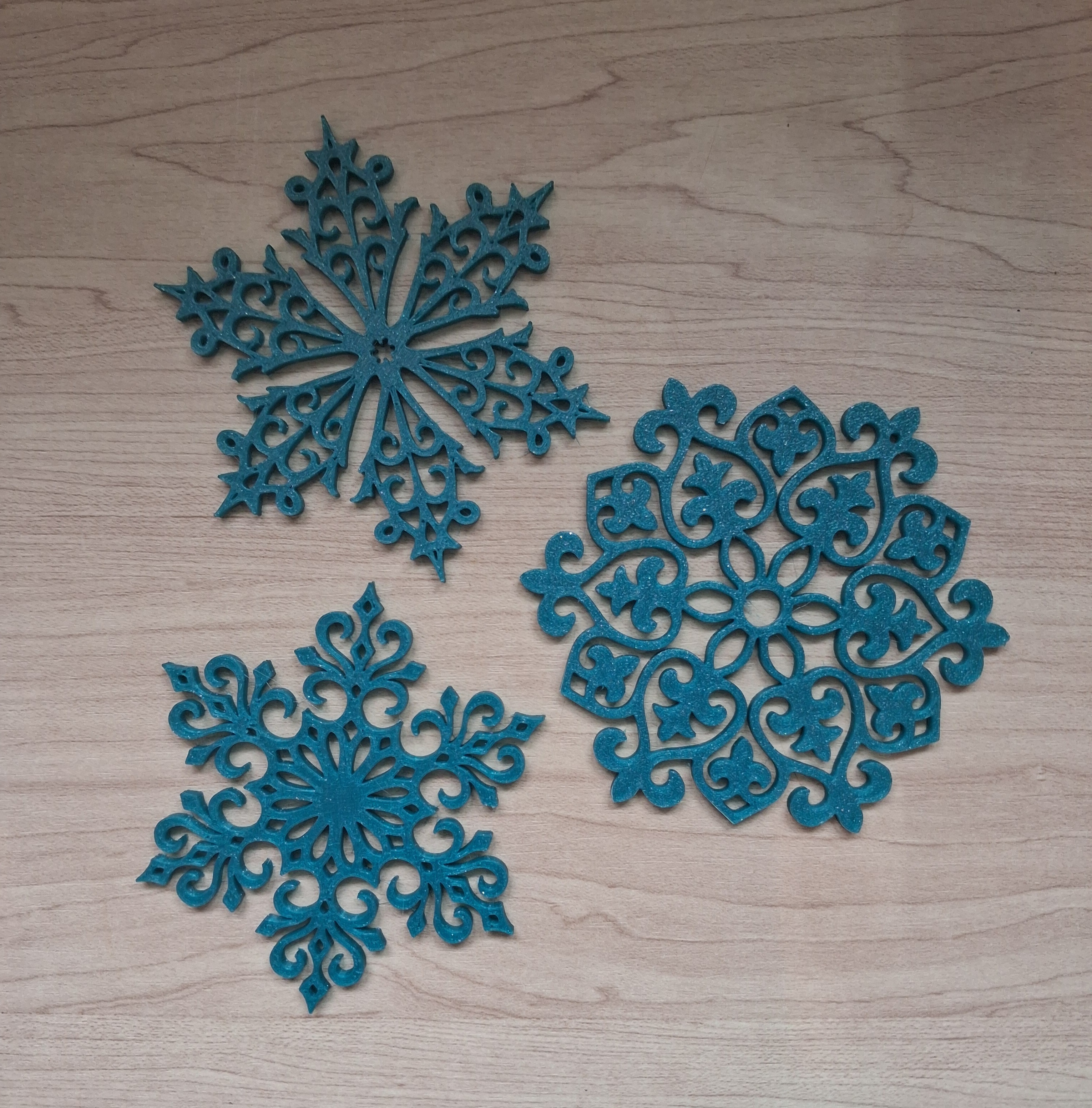 Snowflake Ornaments (Set 2)