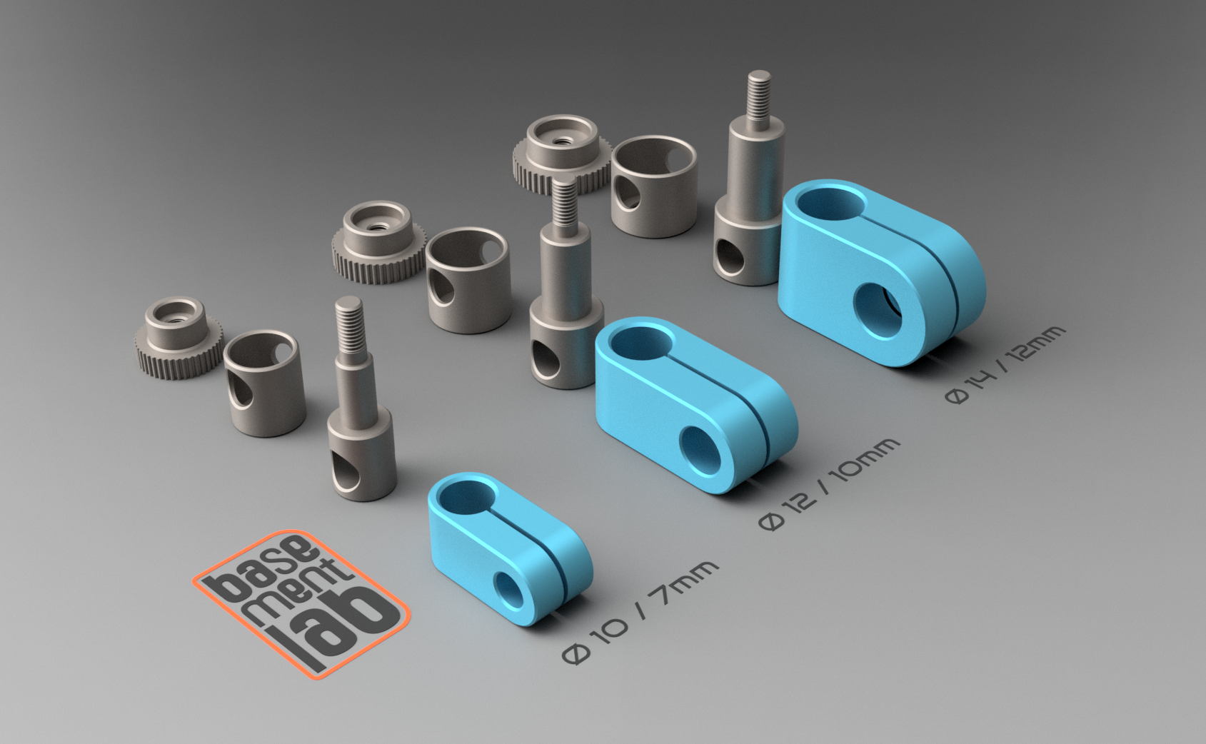 Swivel Forked Link - Two way Linear Actuator Connector - Connettore girevole