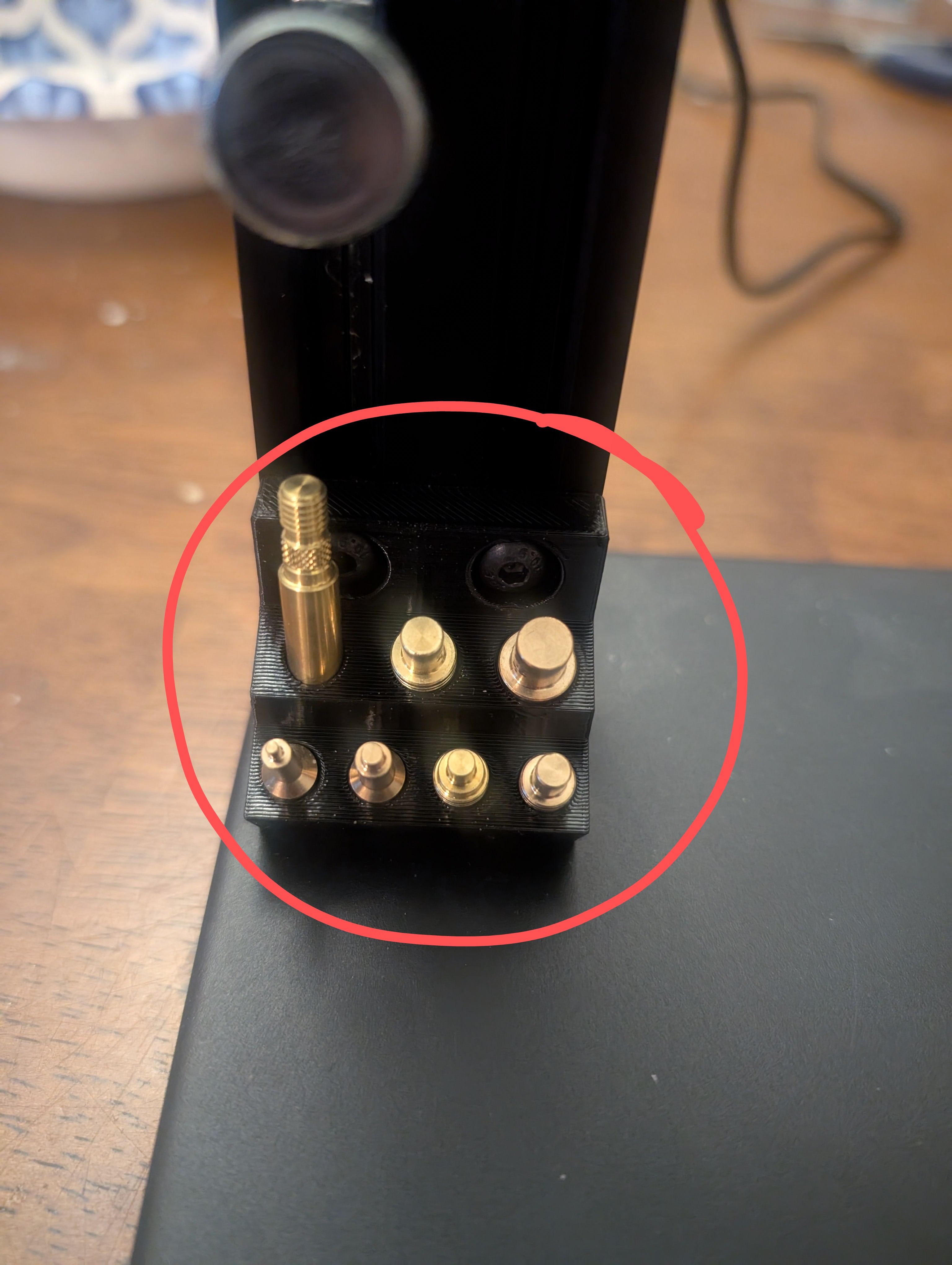 Heat Set Insert Press Installation Tip Holder
