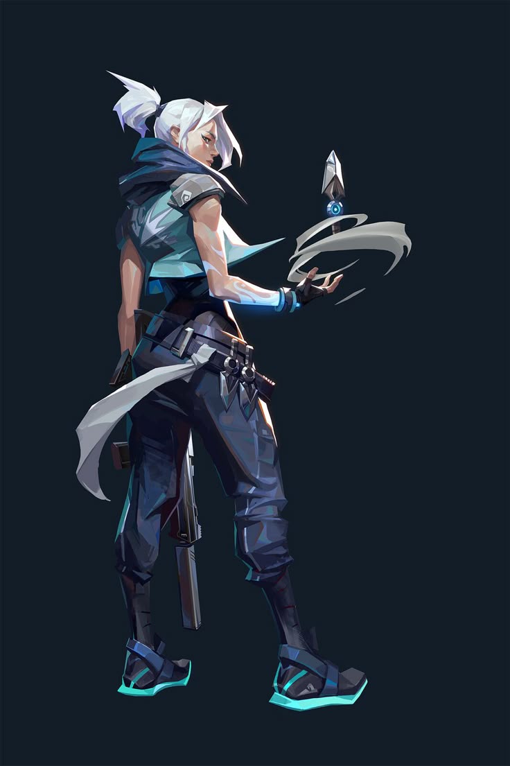 Jett Inspired Wind Agent – Valorant Fan Art 3D Printable Figure