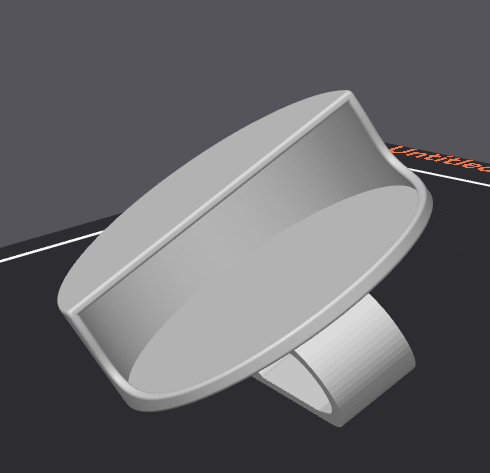 Dip can visor holder