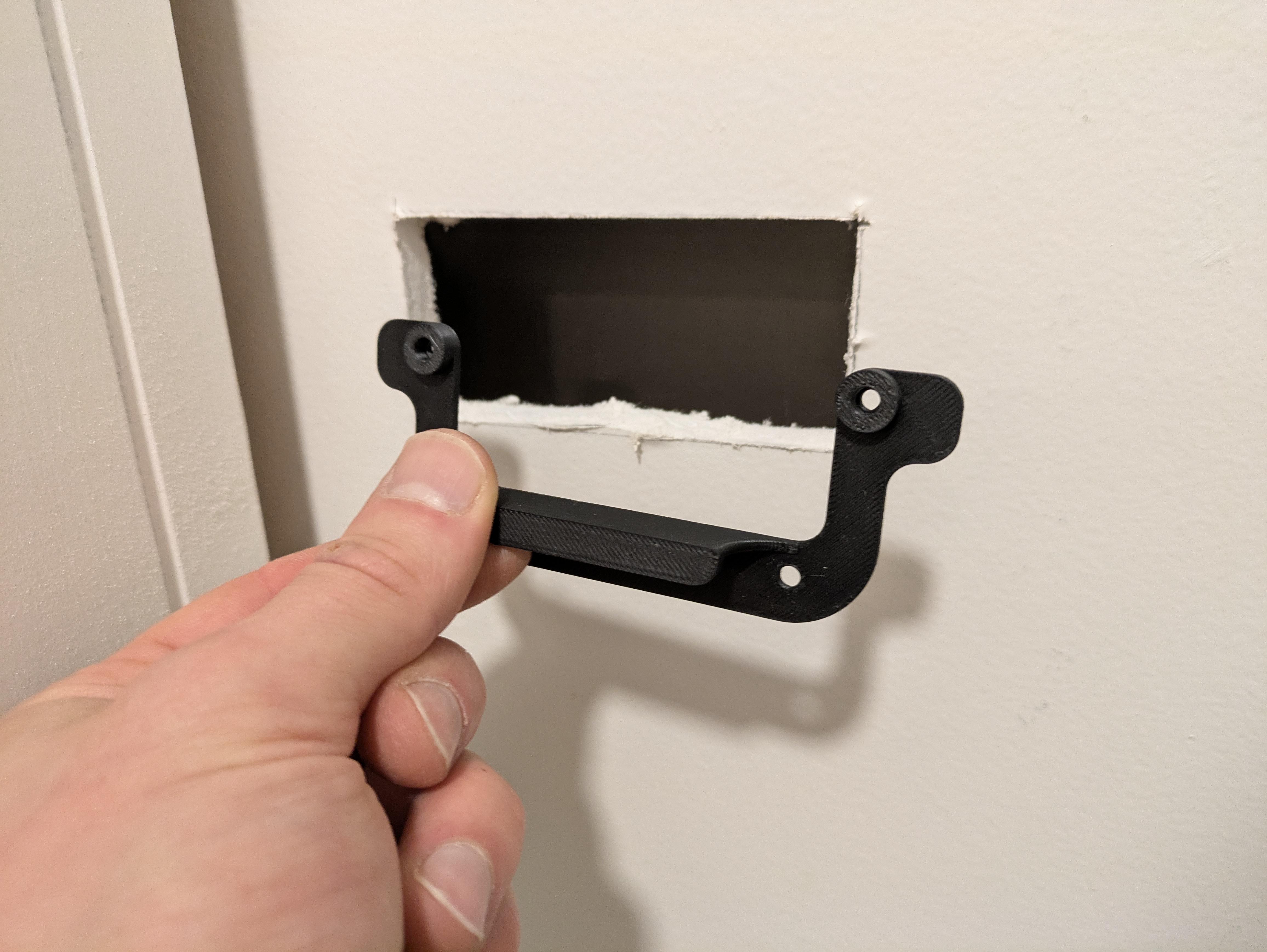 Plaster/Gyprock U or C-Clip Wall Plate Mounting Bracket