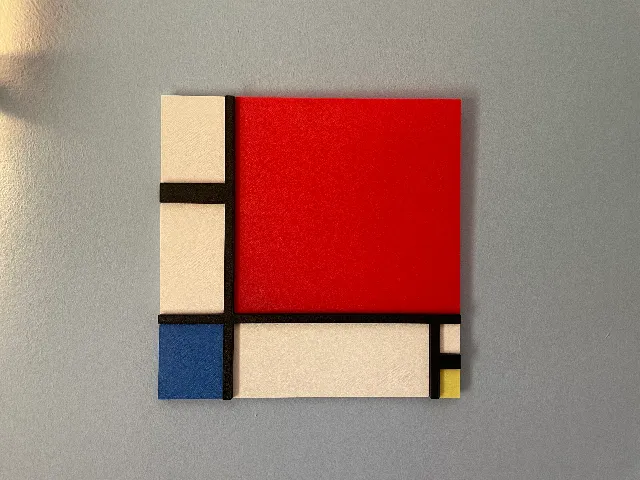 Piet Mondrian: Composition with Red, Blue and Yellow
