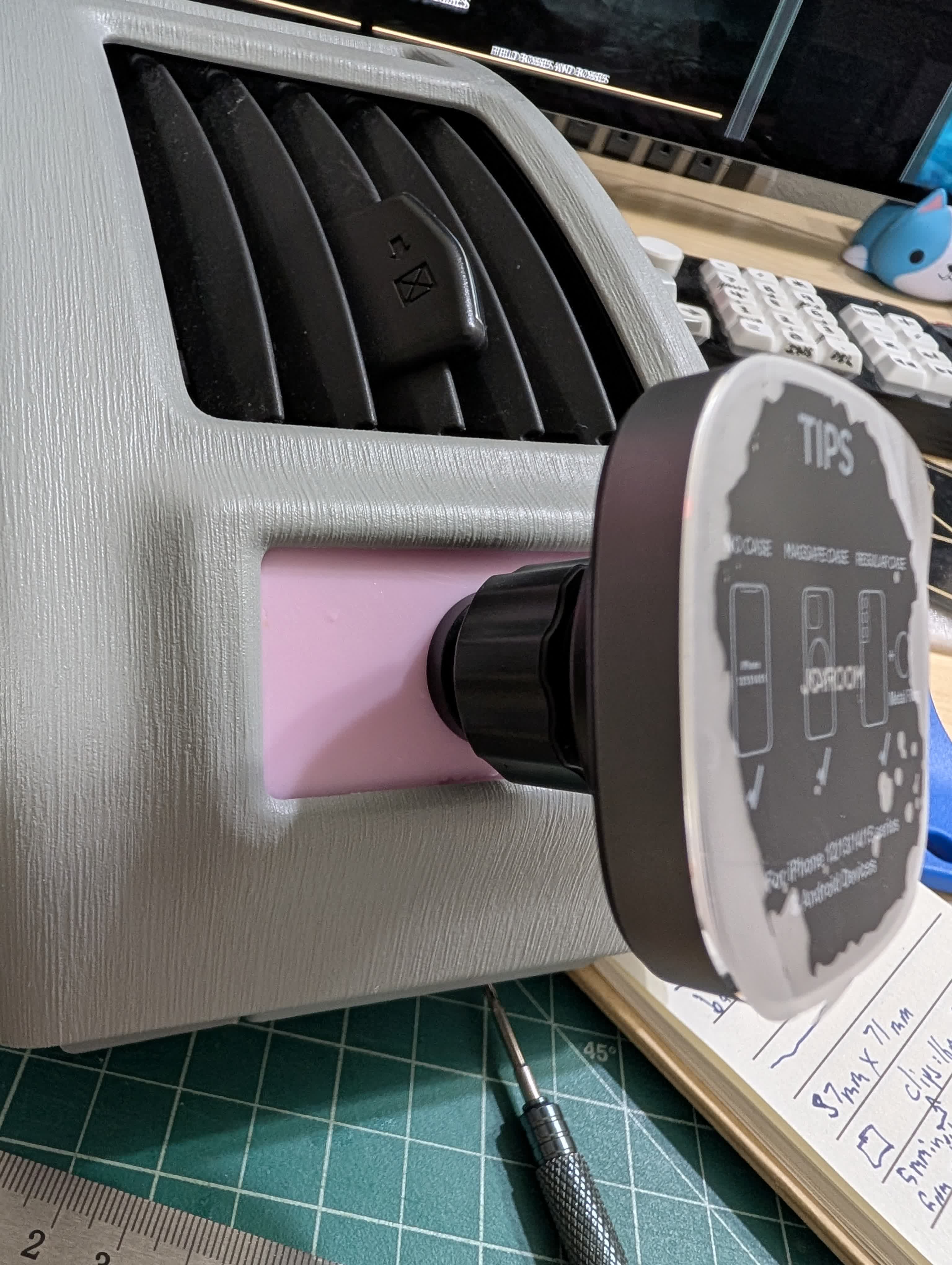 Prius V Card Slot Cover