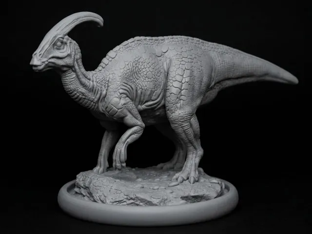 Parasaurolophus Statue
