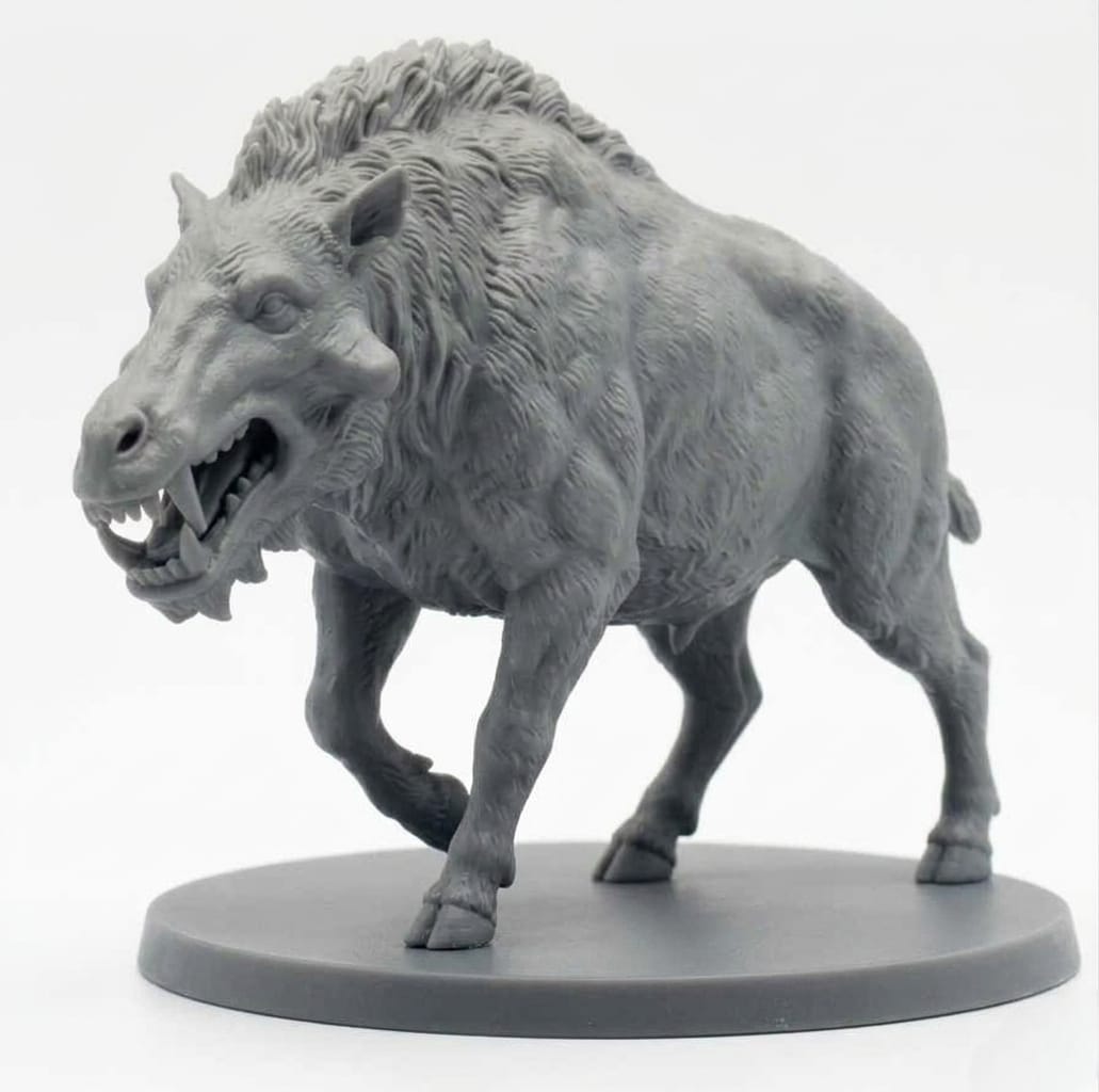 Daeodon Shoshonensis Statue