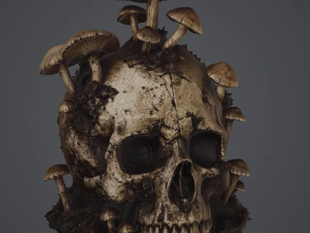 Mushroom skull