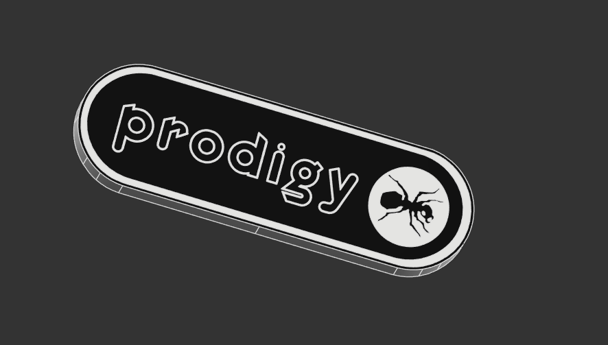 Back lid "The Prodigy" Logo