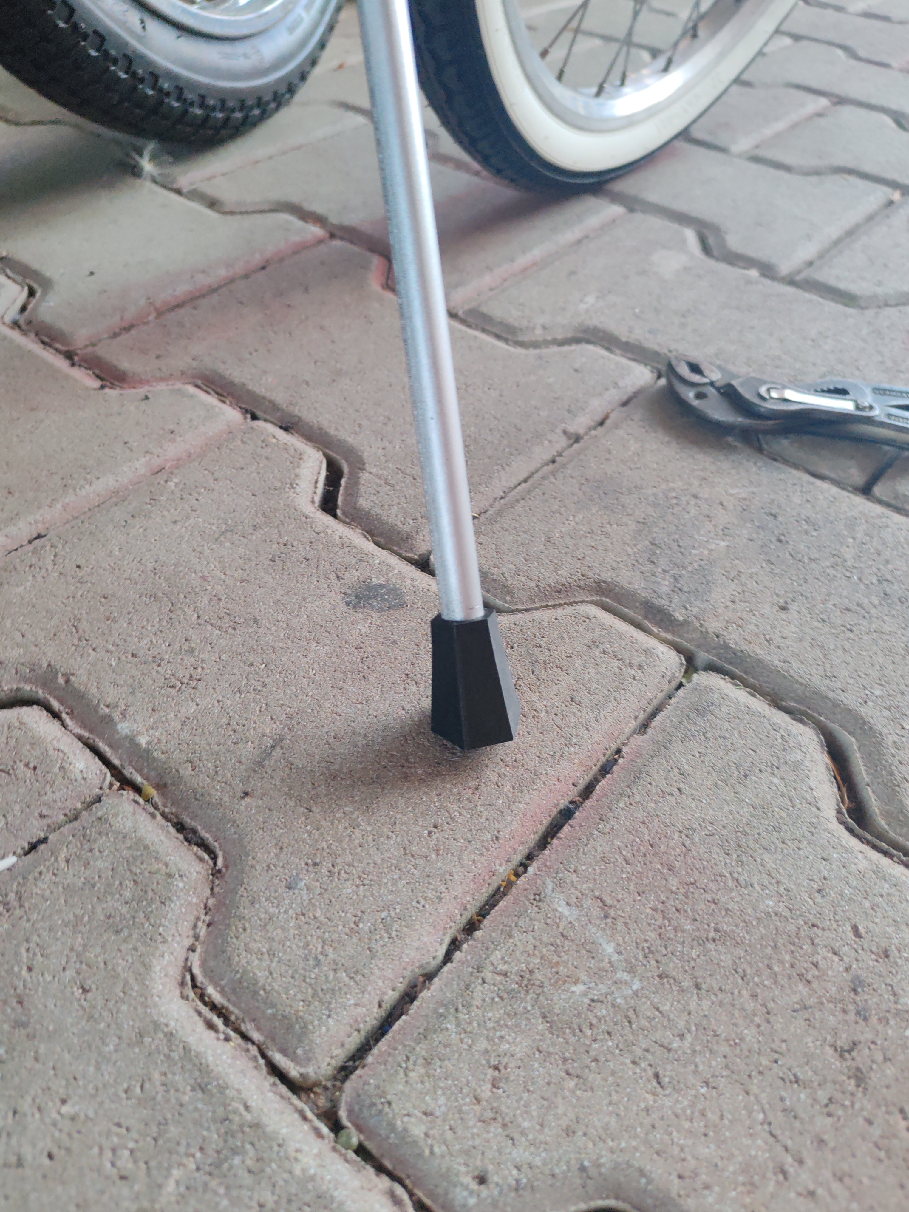 Bicycle stand cap