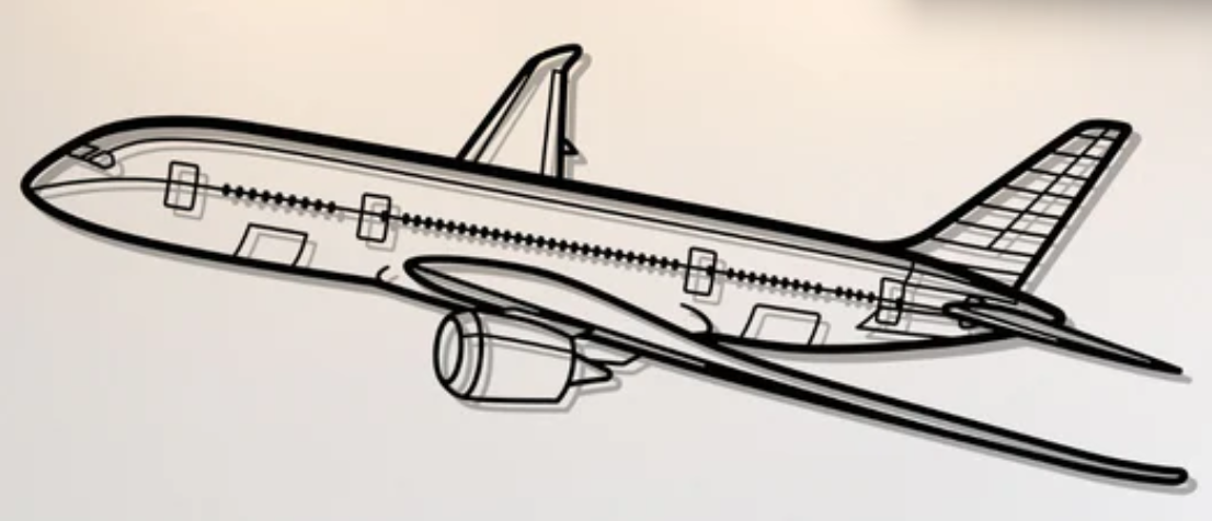 Boeing 787 Wall Art