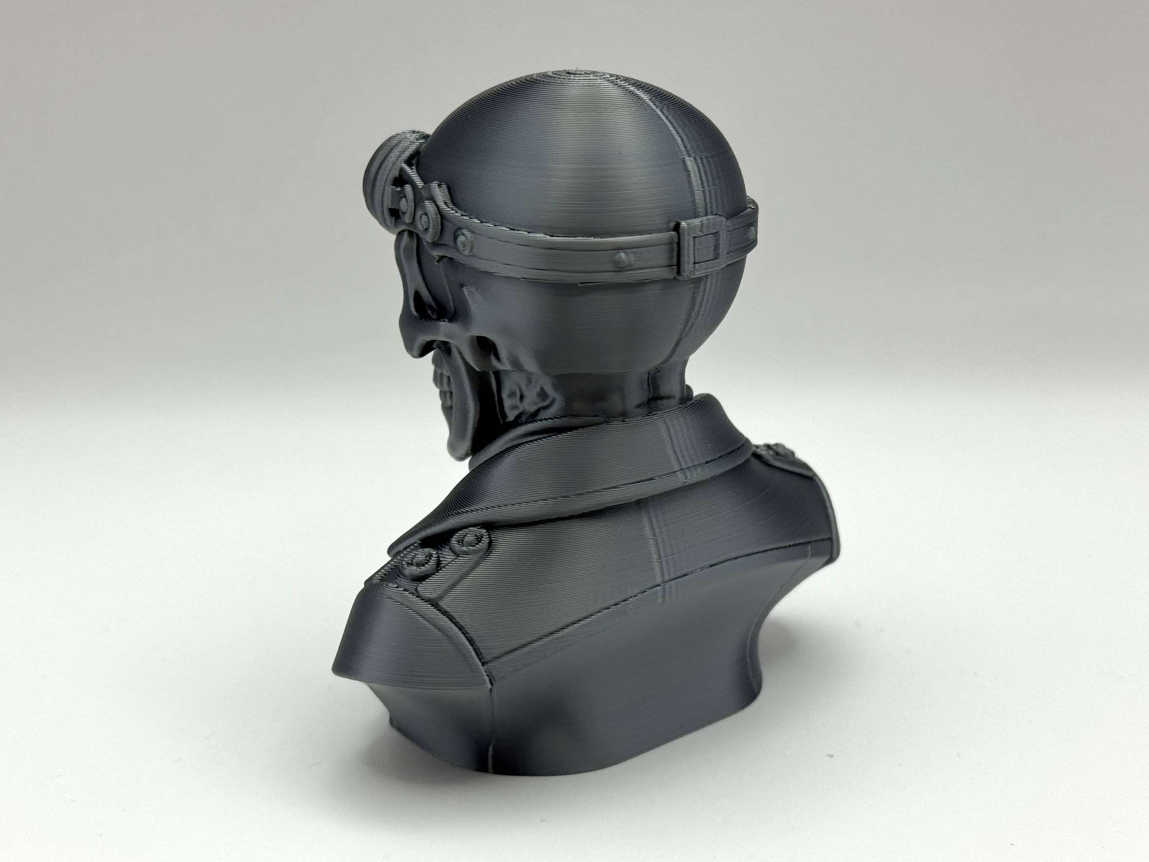 Miniatura 5 do modelo 3D Steampunk Skeleton Bust