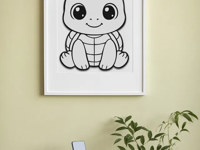 Cute Turtle Wall Art