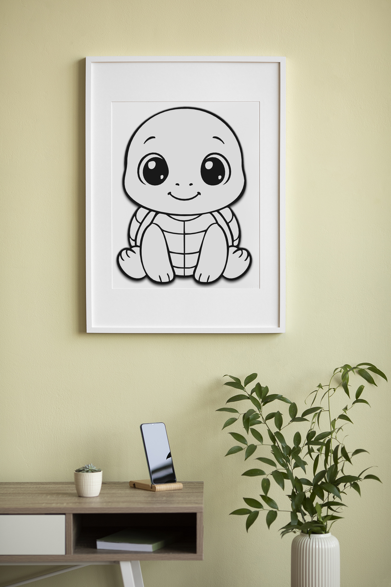 Cute Turtle Wall Art